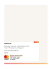SEA Teacher Preparation and Support - Case Study South Africa Couverture du rapport