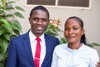 Ofori Richard and Yamoah Veronica. Founders of Kwabeng Robotics and Mentorship Hub, Ghana smiling to camera