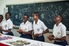 Inside a meeting of the SMART Ladies business club at Kilakala Girls’ Secondary School in Morogoro, Tanzania