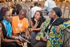 A group of students in discussion at the Baobab Summit 2025