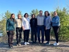 The EleV team visiting Seven Generations Education Institute.