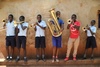 COBURWAS School students pose with their brass instruments