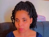 Stella Wangila of Princetell Enterprise in a royal blue shirt