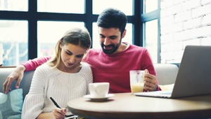 couple making notes