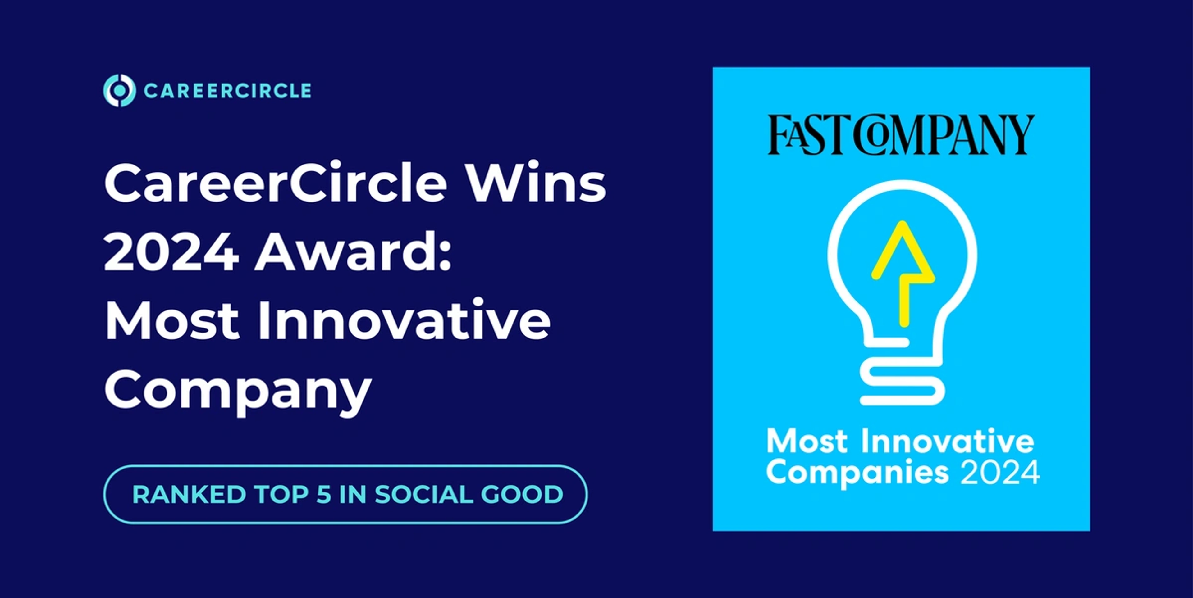 CareerCircle Awarded Fast Company’s Most Innovative Companies for 2024