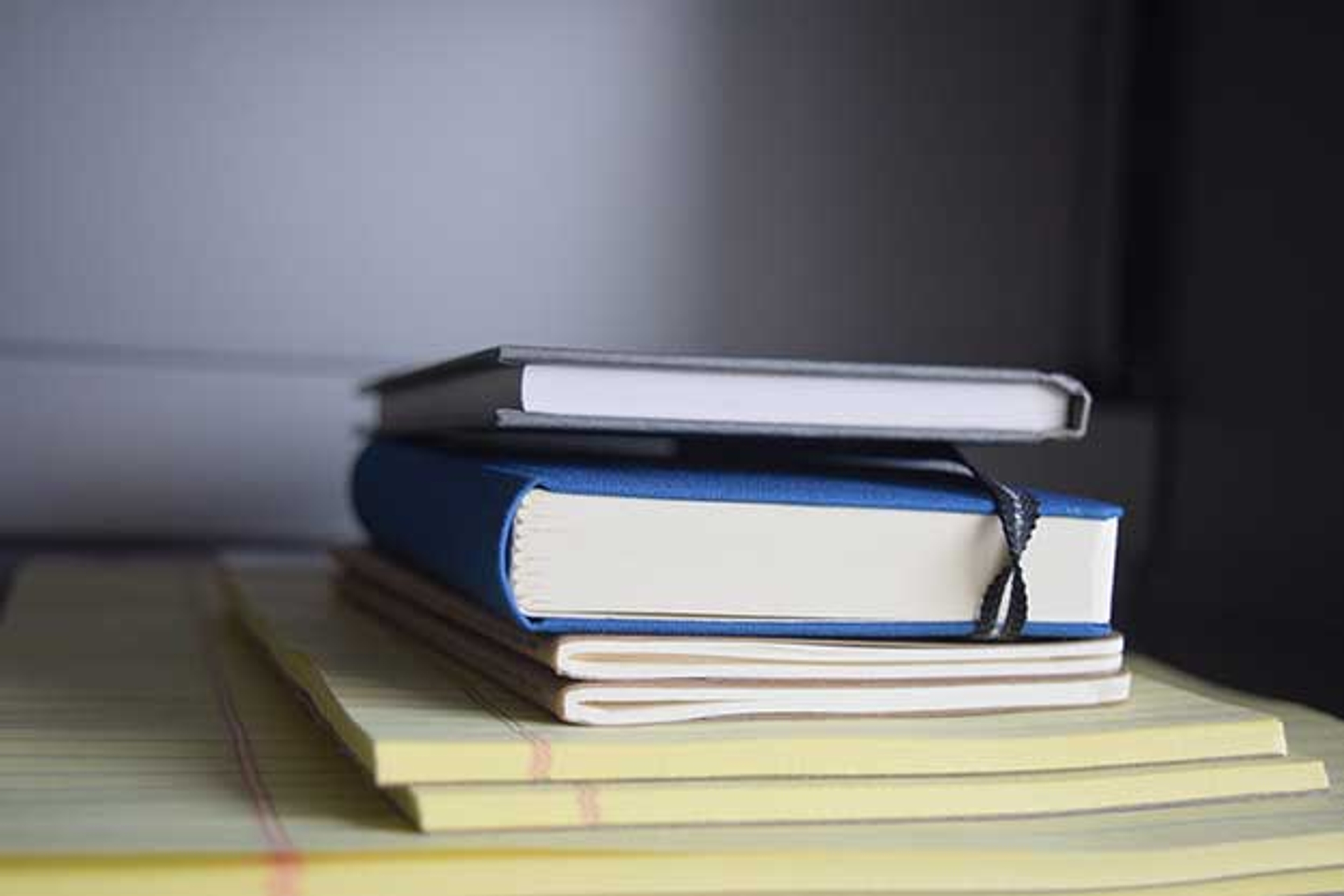 Photo of stacked books