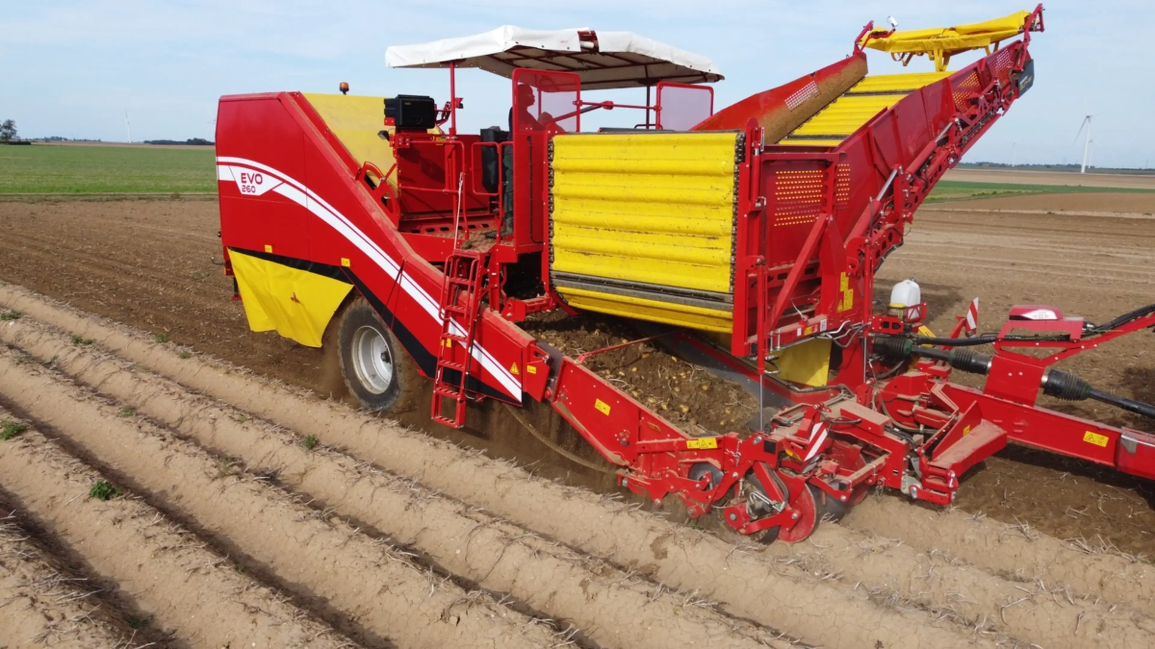 GRIMME EVO 260: 2řádkový stroj na sklízení s novou rozmanitostí výbavy.