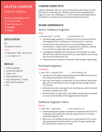5 Engineering Resume Examples for - 2KMPtsfhQKFW856KyGts
