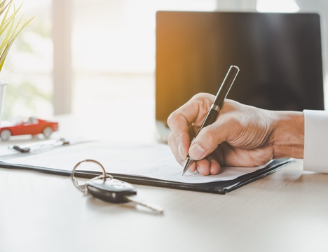 Who is the legal owner of a car on finance? 