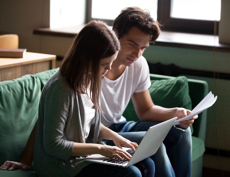 Secured loan application process 