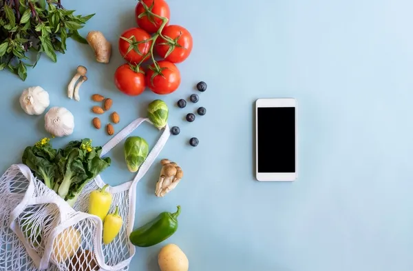 food shopping mobile phone