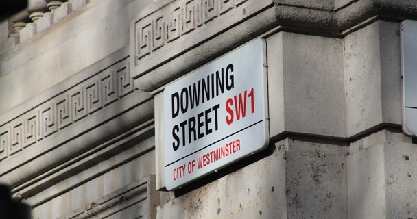 Downing Street sign