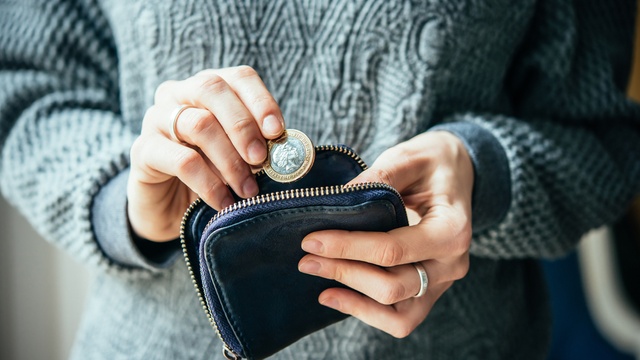 lady holding purse