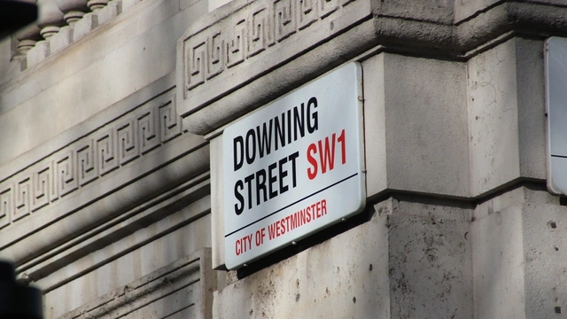 Downing Street sign