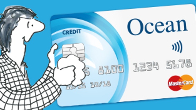 Now you could pay contactless with the Ocean Credit Card