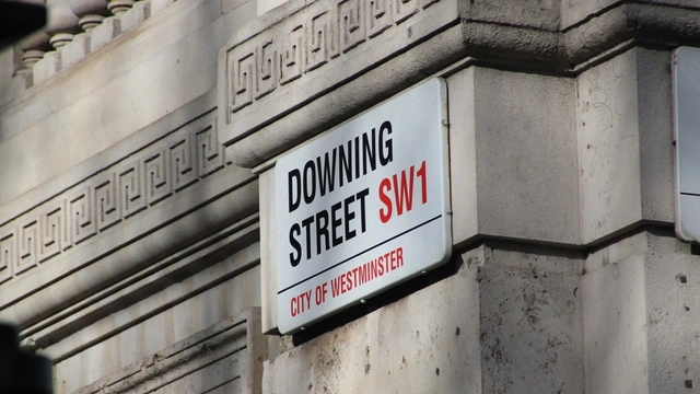 Downing Street sign
