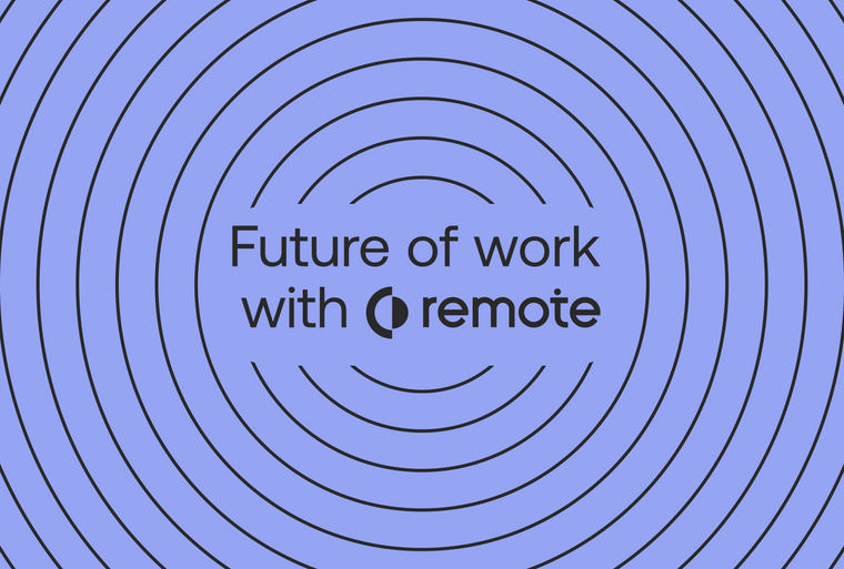 Future of work with Remote graphic