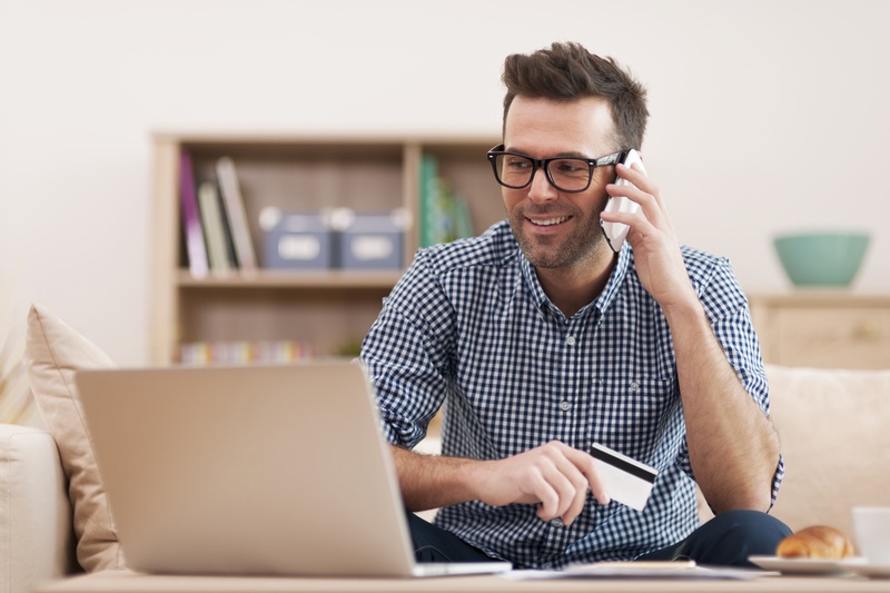 Man with laptop