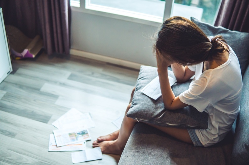 worried woman