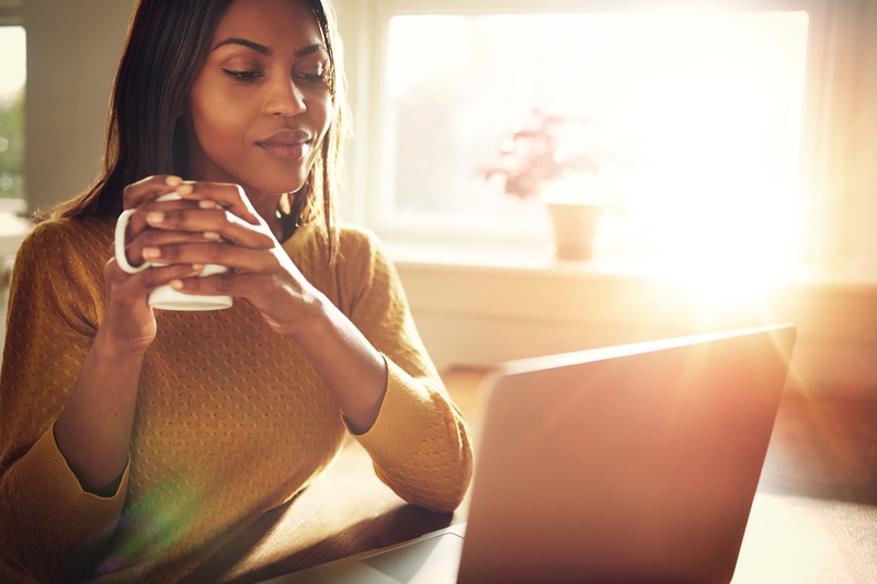 woman on laptop