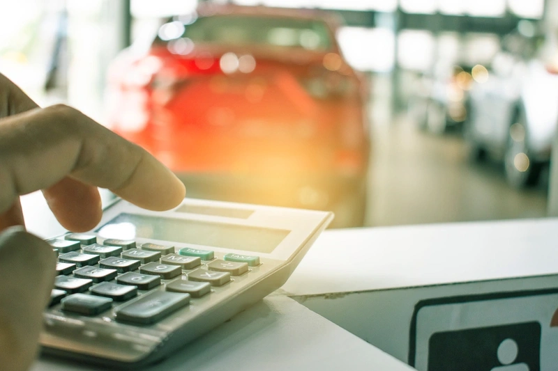 Car and calculator