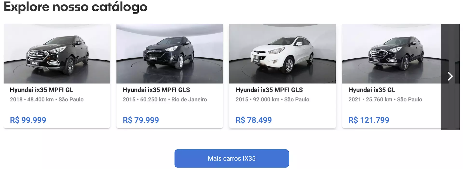 Hyundai ix35 Preço