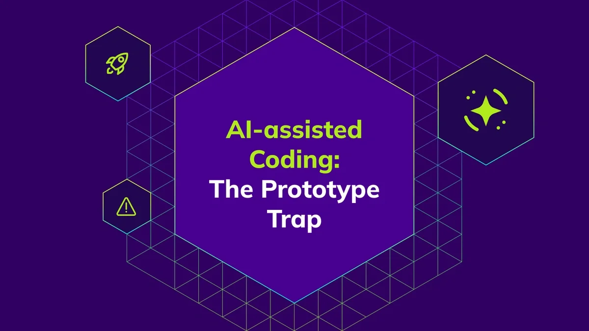 Fast AI prototypes are slipping into production. Learn why vibe coding creates risk—and how leaders can stop the prototype trap.