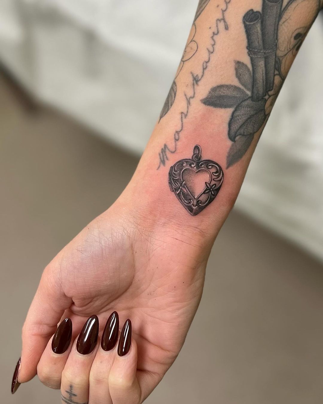 heart tattoo by ariel bezilla