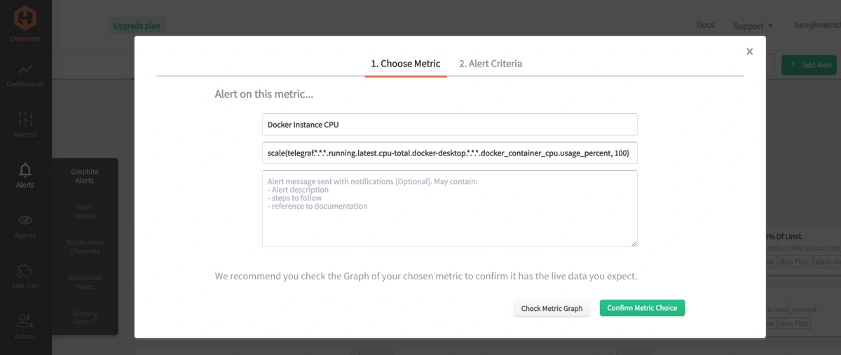 Easy Guide to Docker Monitoring With Telegraf and MetricFire - 4