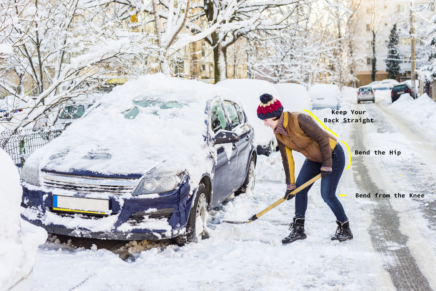 tips for shoveling snow