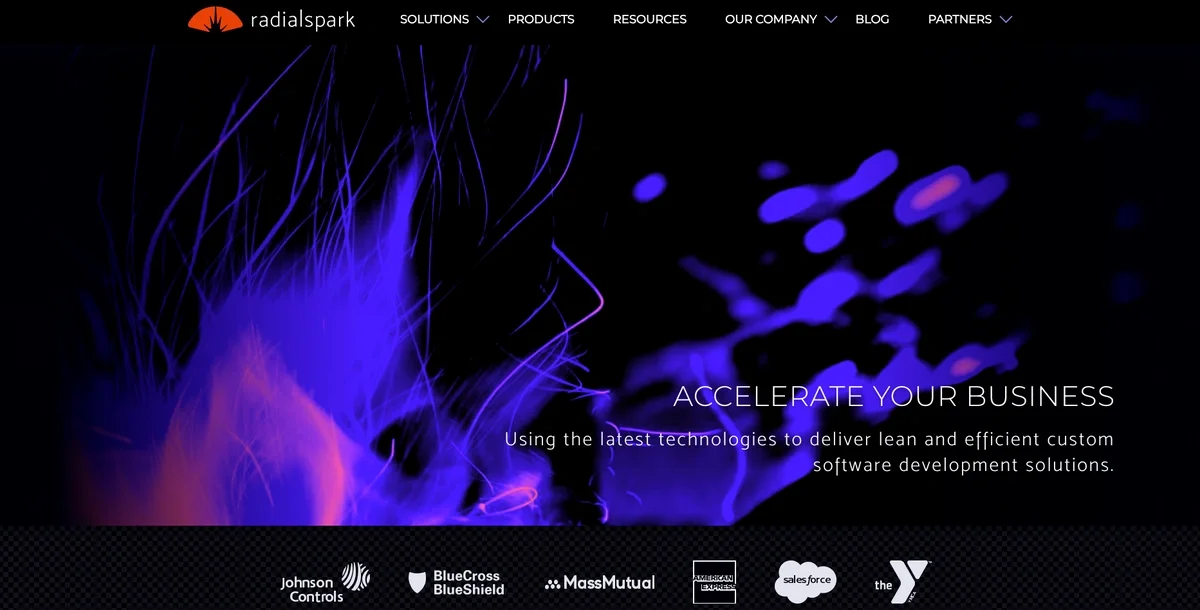 RadialSpark home page