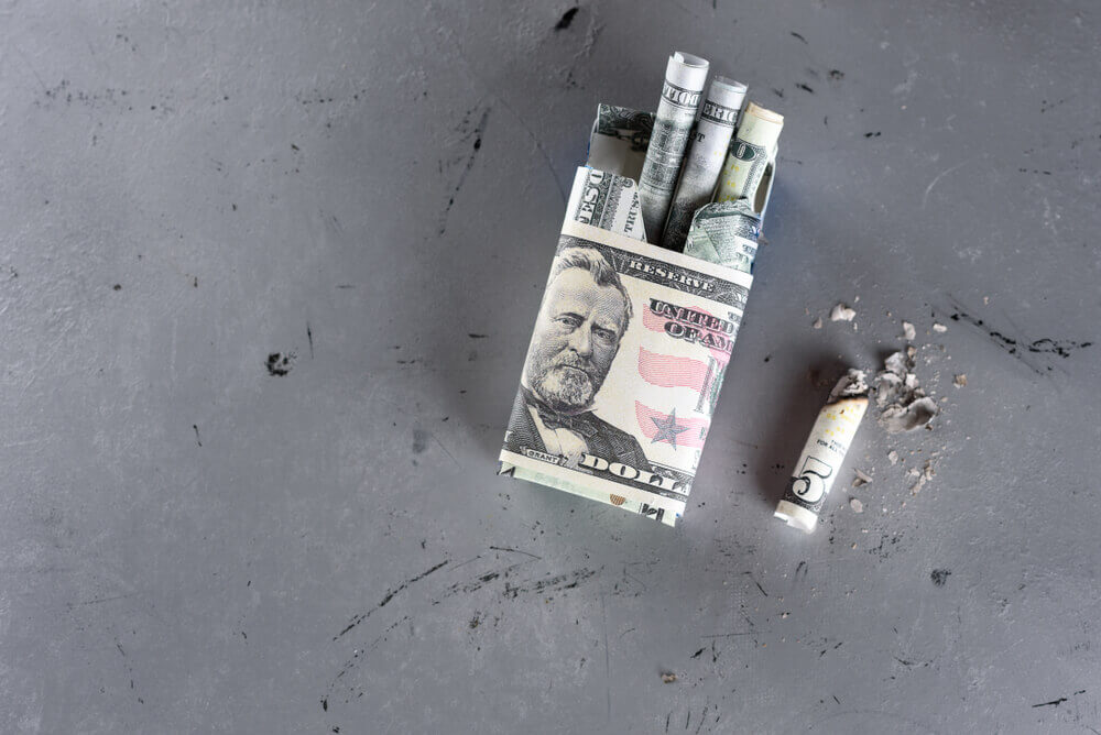 bad money spending habits smoking