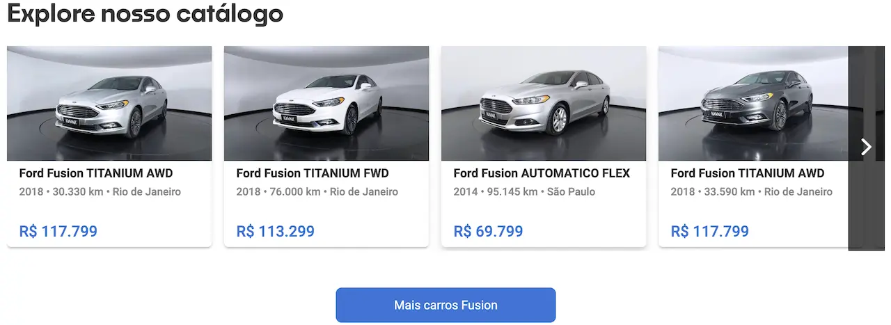 Ford Fusion à venda