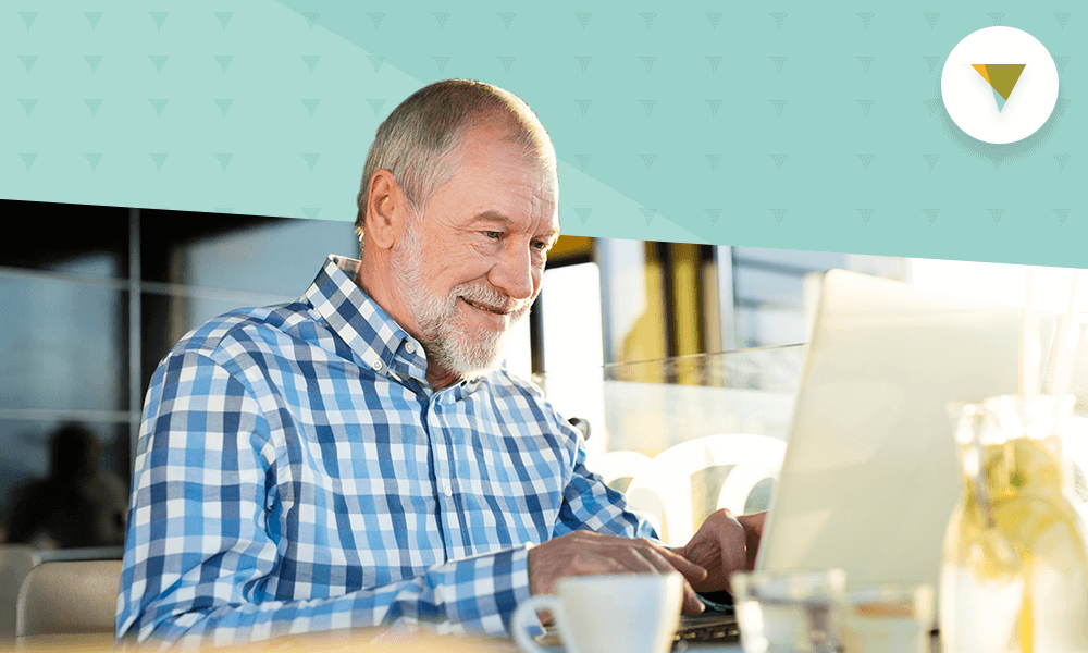 Man at computer
