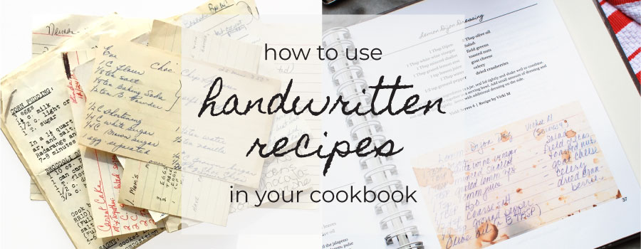 How to Save Your Handwritten Recipes