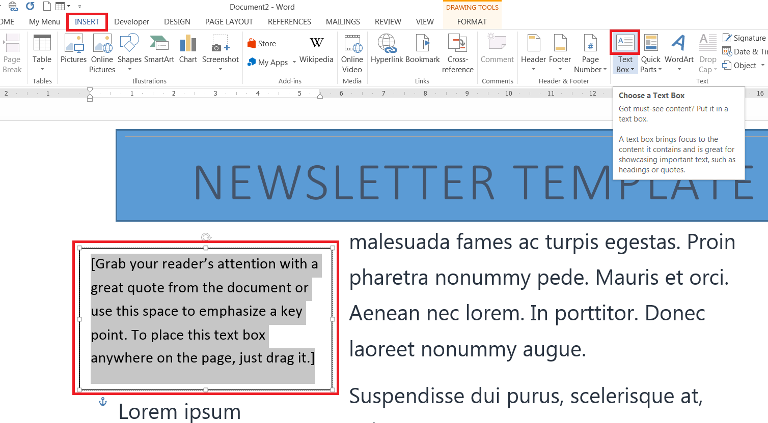 How To Create Newsletter Templates In Word Learning Tree   SmtwimYBSgyIyTgO09hs