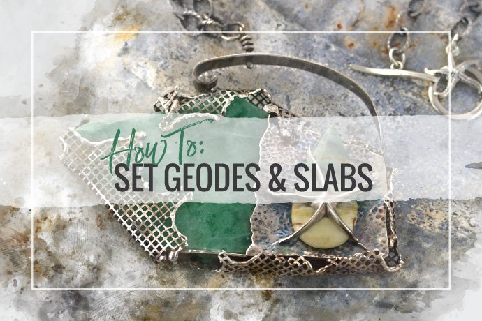 Setting geodes and slabs can be challenging and fun. We've created a few pieces to show you how much fun these can be to set. Embrace the challenges they can bring.