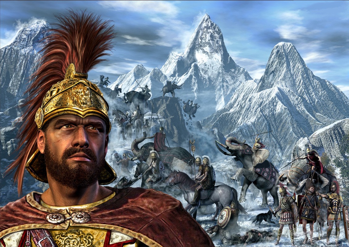 Hannibal Barca crossing the Alps (Photo:Kmistudio)