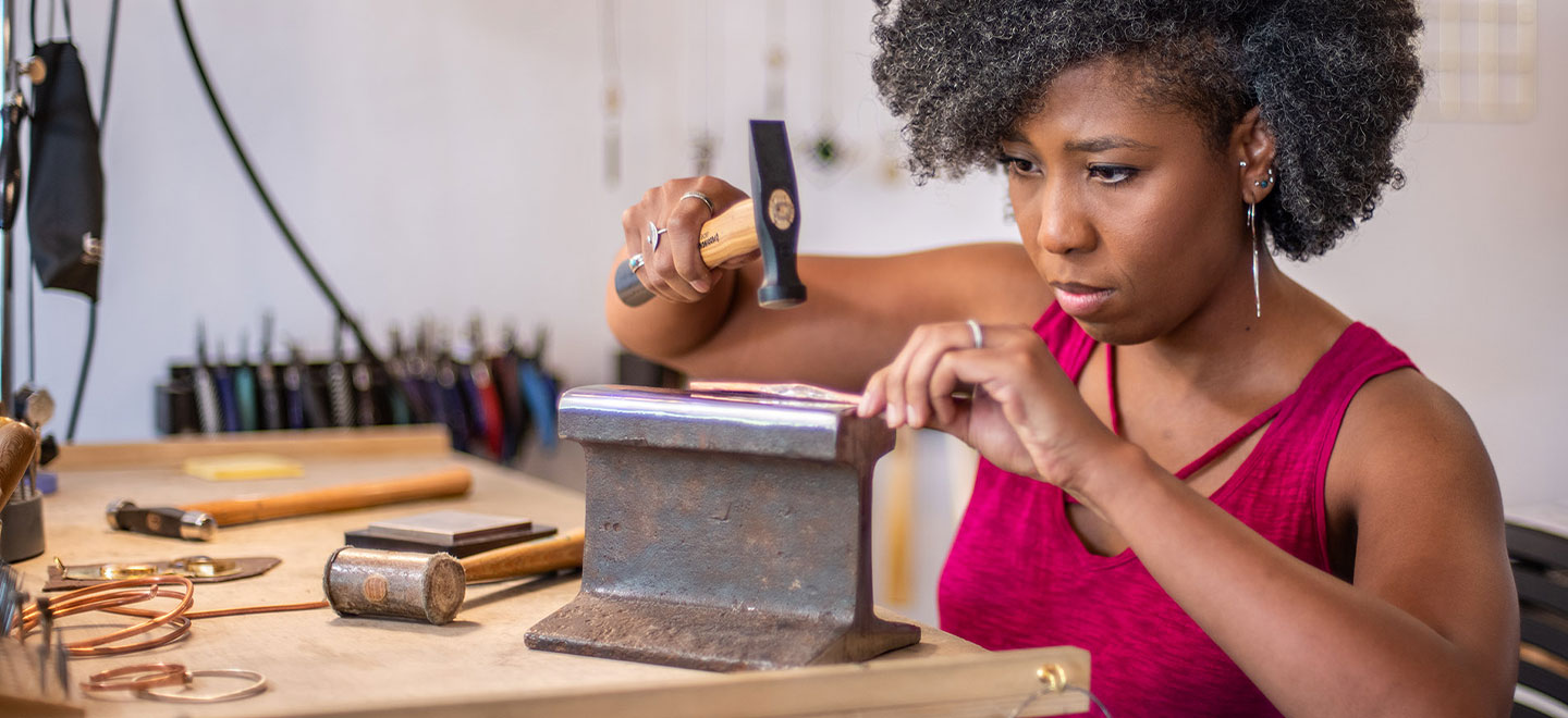 Read our glossary of hammers used in jewelry making. This essential overview will explore types of hammers and how to completely outfit your studio.