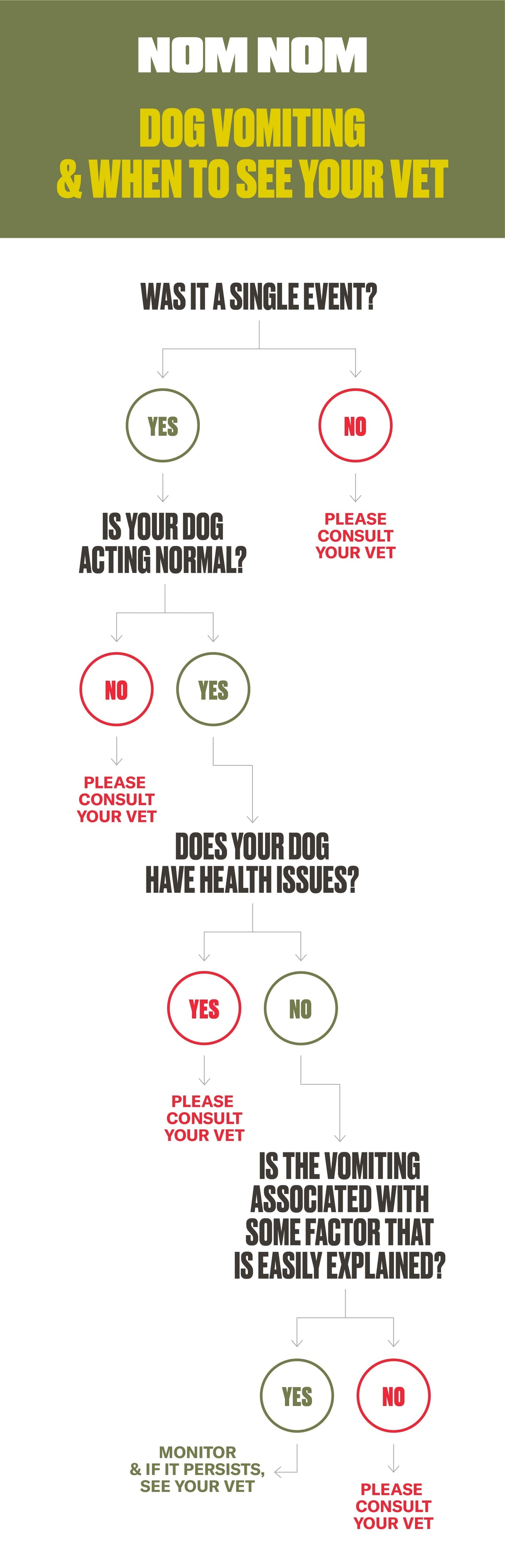 Dog vomiting green clearance mucus