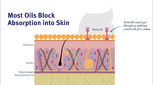 01-Most oil block absorption into skin