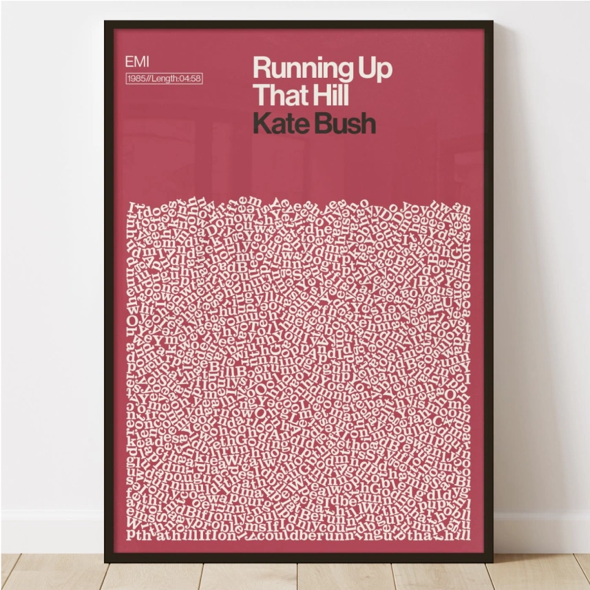 Song Lyric Print by Reign & Hail