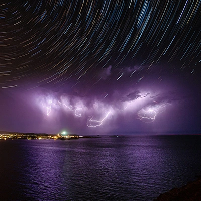Perseid meteor shower