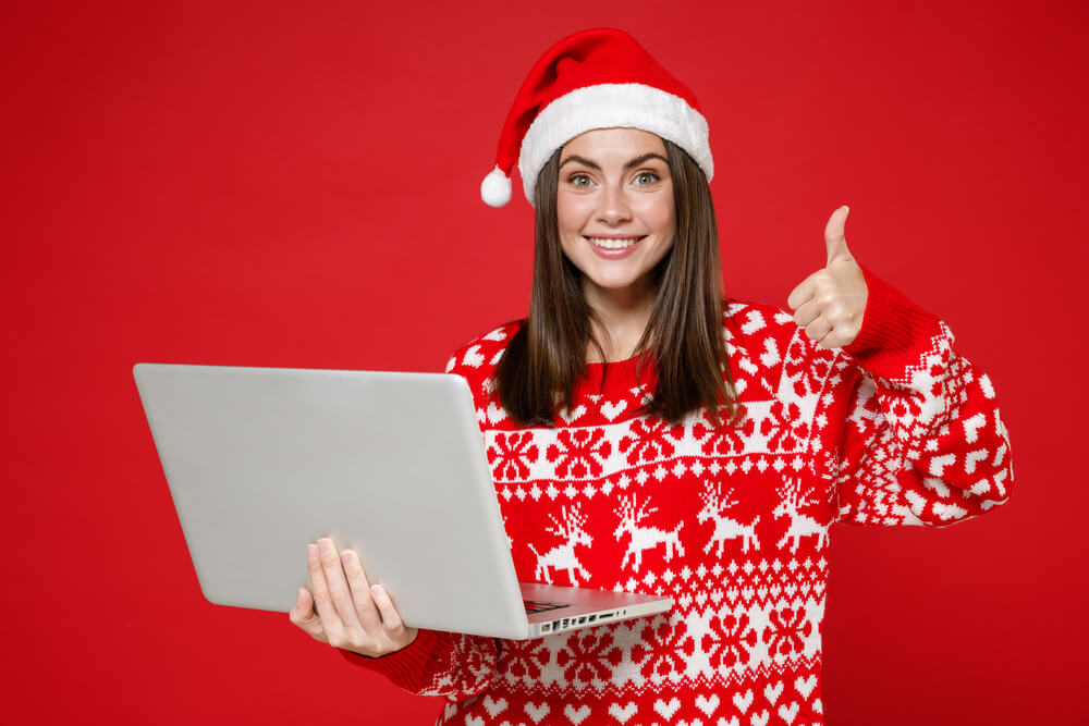 woman got an online title loan around christmas