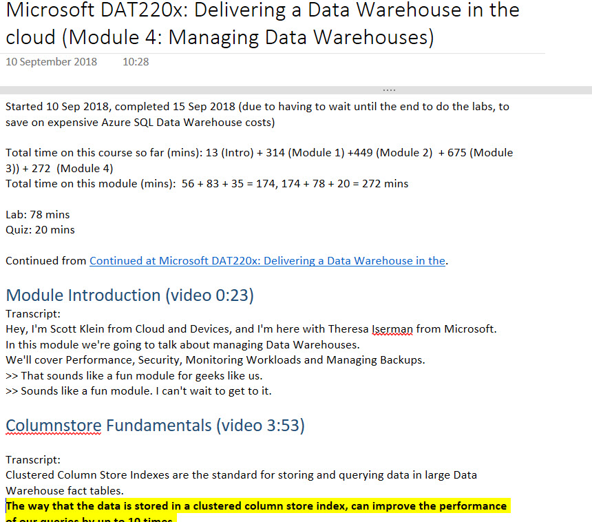 ExampleNoteOfEdXCourseModuleInOneNote...