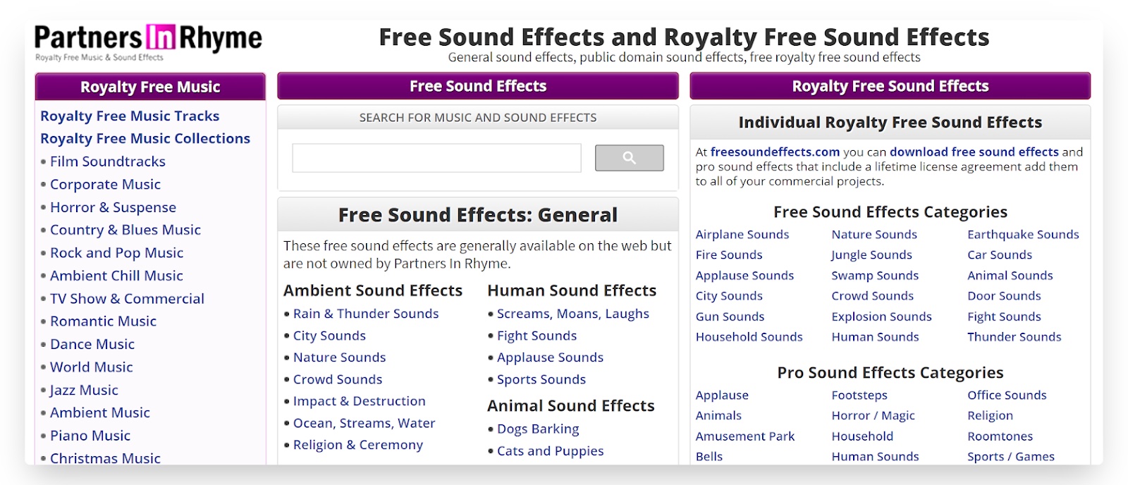 Free Sound Effects (Royalty-Free) - 99Sounds