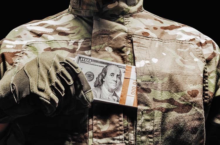 money for military veterans