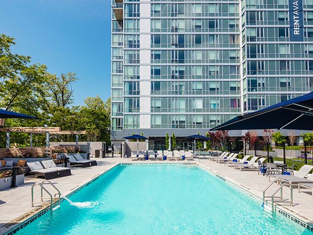Residential Buildings With Rooftop Pools - Avalon Brooklyn Bay 1501 Voorhies Avenue - Avalon Communities