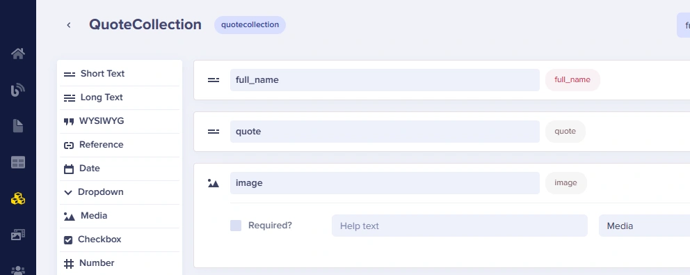 QuoteCollection schema