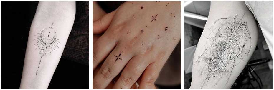 examples of fineline style tattoos